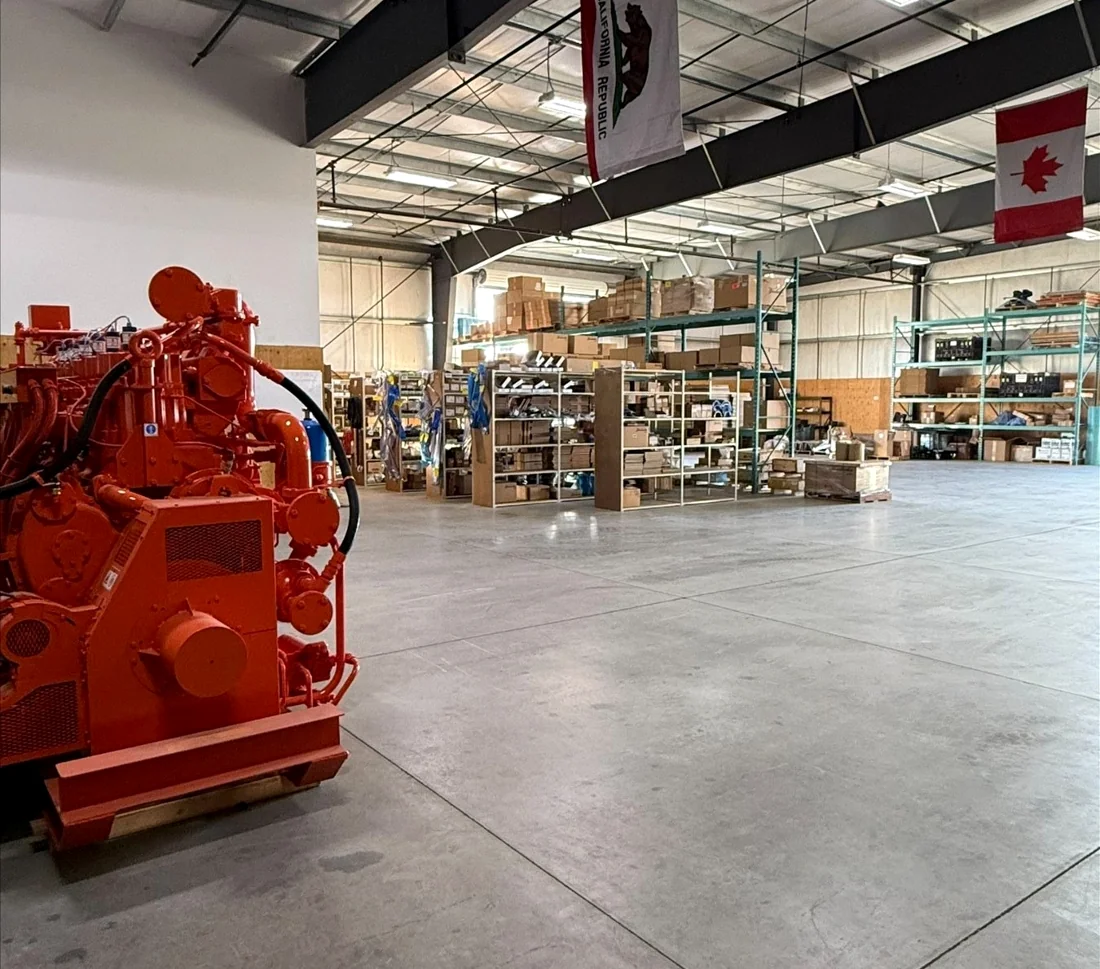 Gas engine overhaul and renewable energy equipment workshop